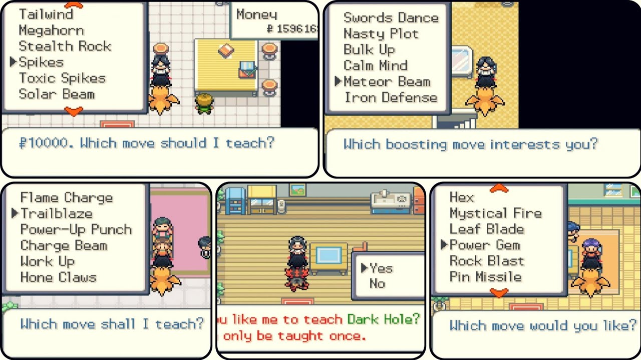 Pokemon Radical Red v4.1 - All Move Tutor Locations
