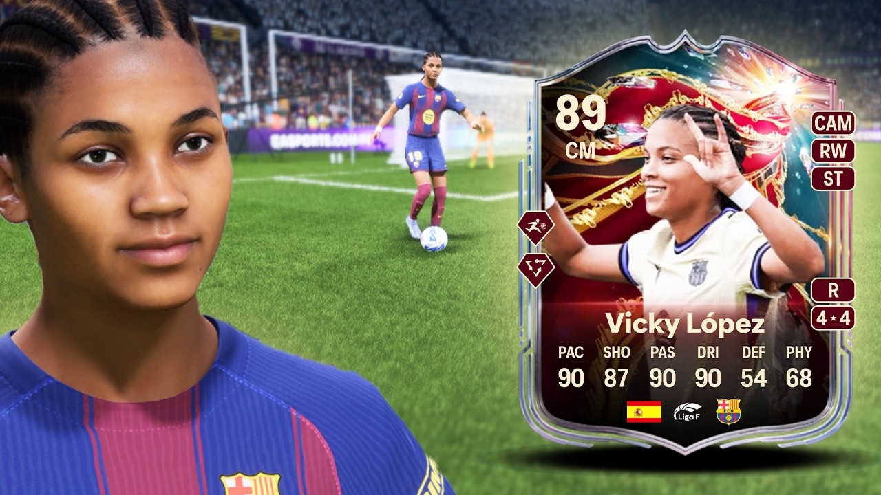 89 VICKY LOPEZ CROWNED MAESTRO EVOLUTION PLAYER REVIEW IN FC 26 | FC 26 ULTIMATE TEAM