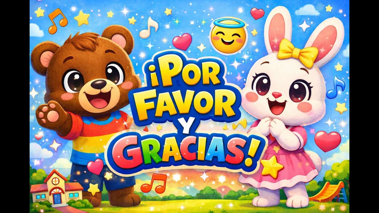 🎵🙏🏠 “Por Favor y Gracias 🎵 | Canción Infantil de Valores 🐻 | Marito”✨🏫 🎵