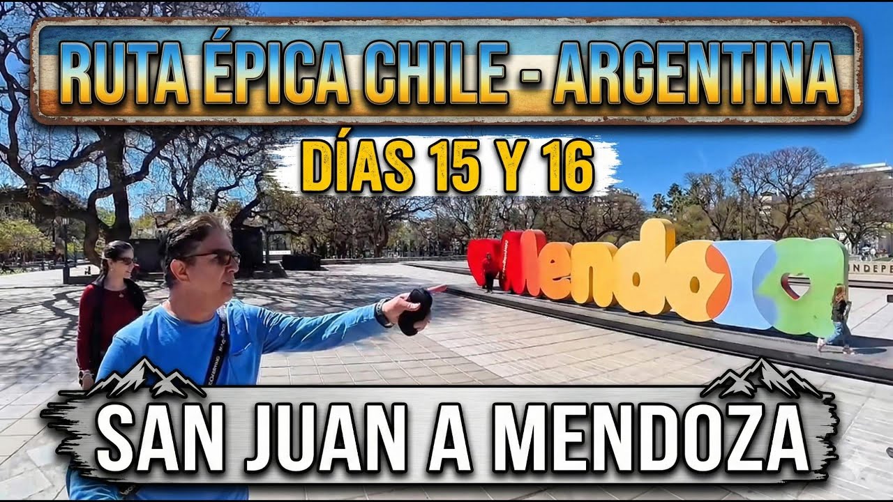 De San Juan a Mendoza en Moto: Estado de Ruta, City Tour y Cerro de la Gloria (Días 15-16)