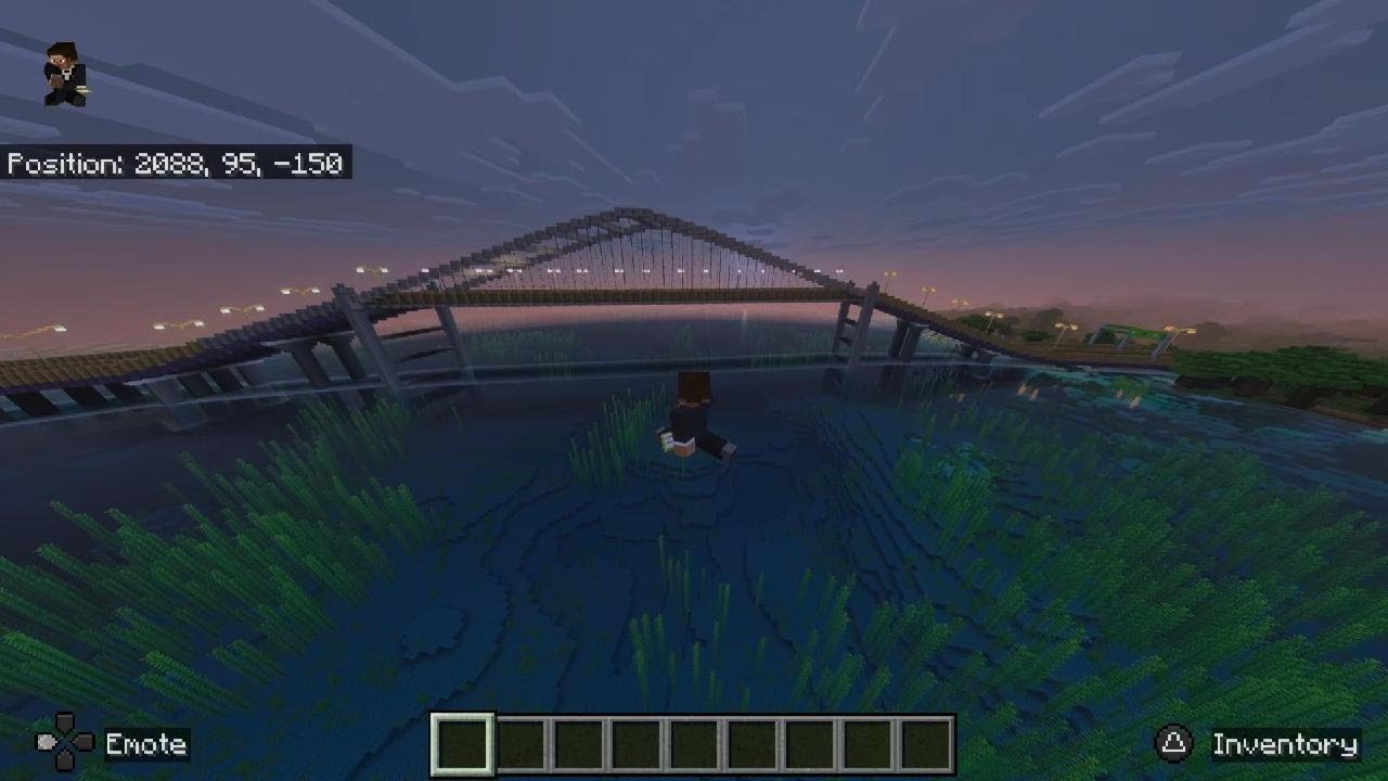 Massive Arch Bridge in Minecraft