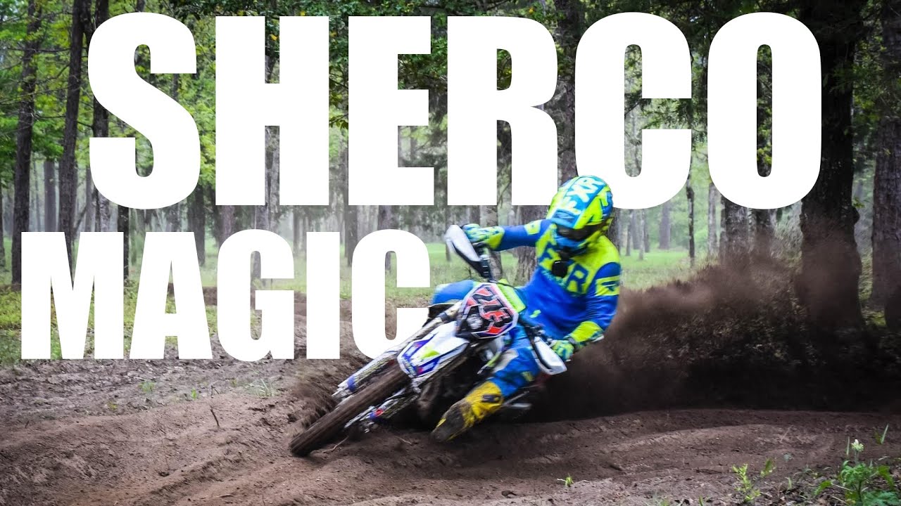 Back on SHERCO!!  300 SEF Factory Rocketship!