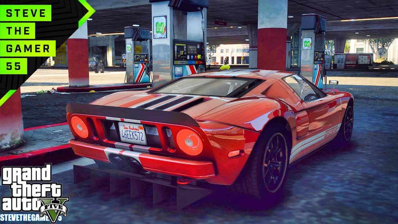 GTA 5 mods - New Mechanic Customs Shop (GTA 5 PC REAL LIFE MODS) 2005 Ford GT Top Speed
