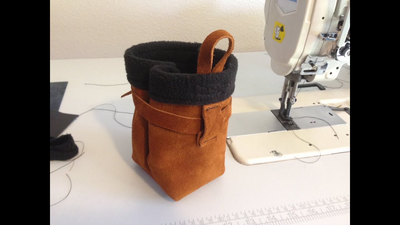 Sewing a Suede Chalk Bag w/ Two Way Trauma