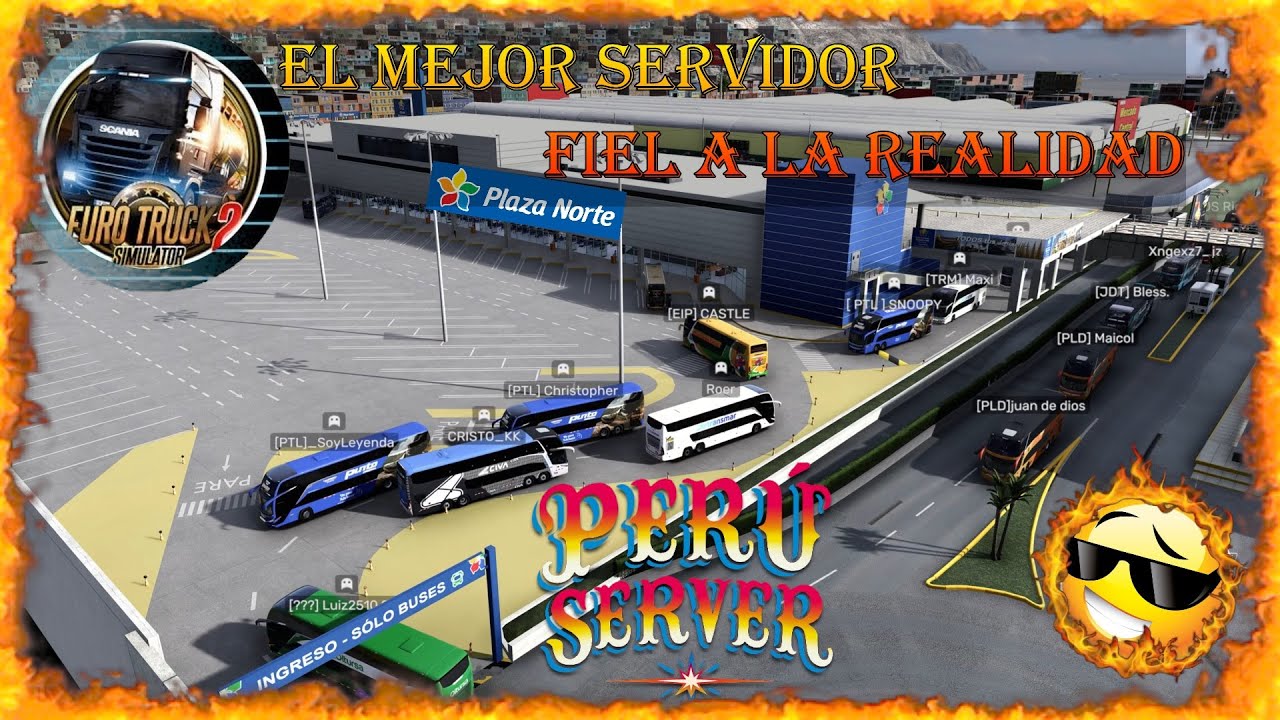 Euro Truck Simulator 2 - PER&Uacute; SERVER MAP NCS | CheVcito
