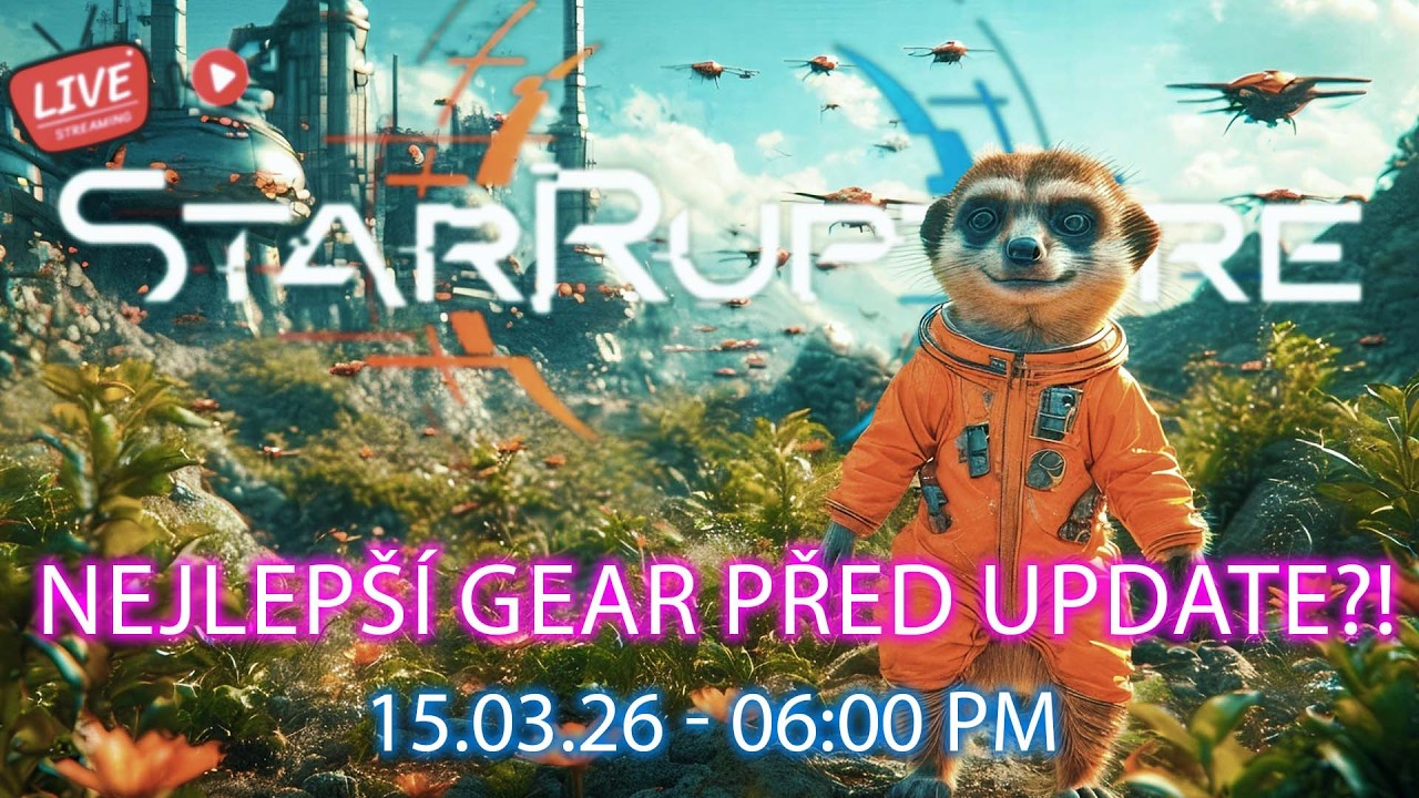 🔴STARUPTURE 👾 HON ZA NEJLEPŠÍM ENDGAME VYBAVENÍM PŘED UPDATE 🪐 !DONO !MERCH !SMARTY
