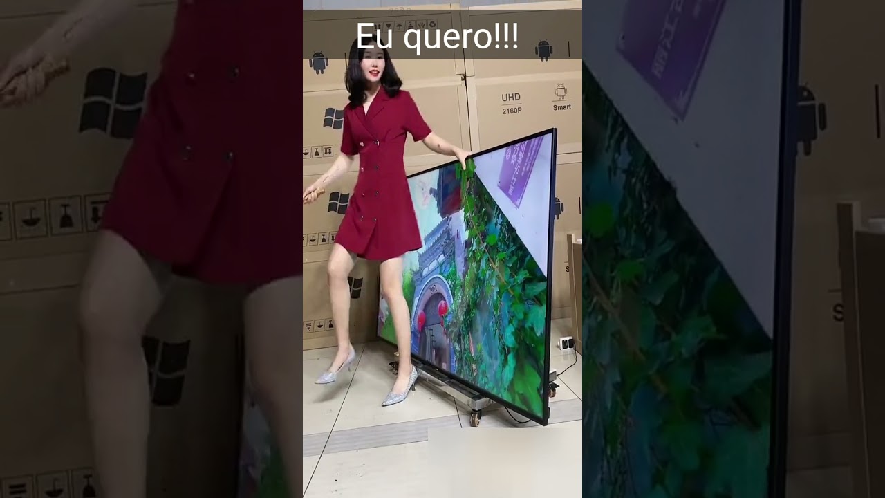 Tv com tela quebrada nunca mais  #shorts