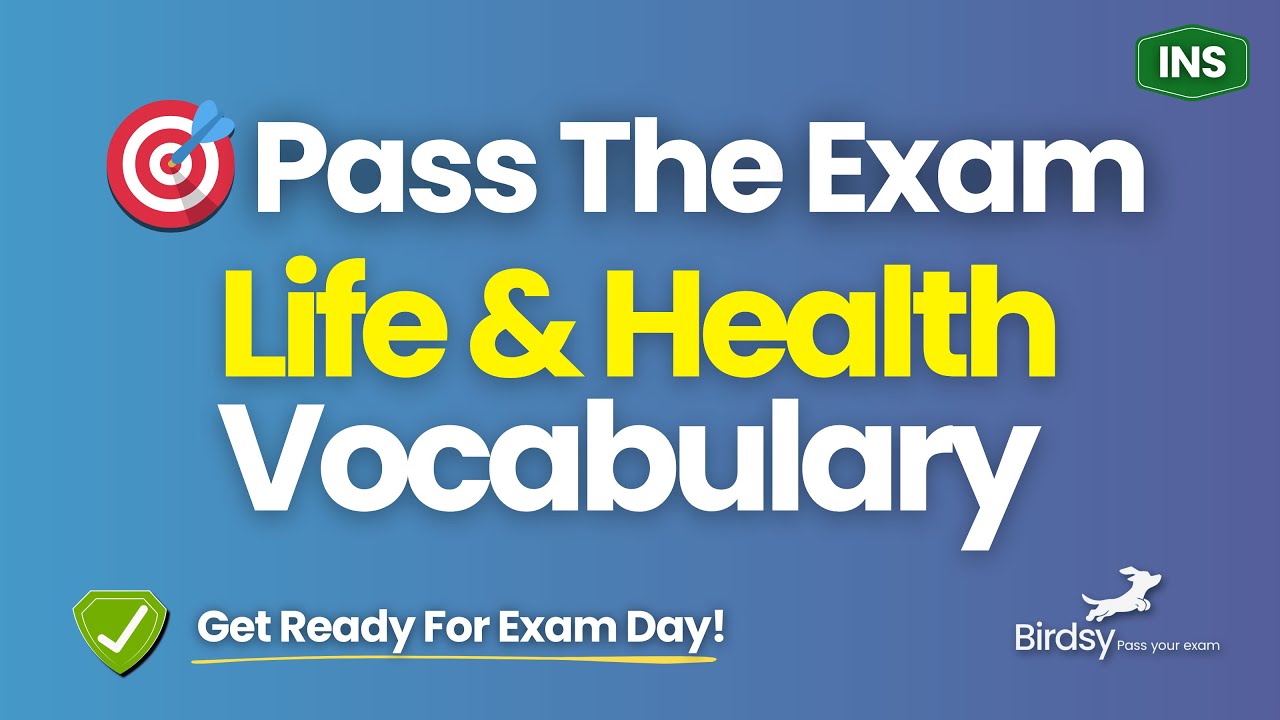 📚 Essential Insurance Vocabulary for Life & Health License Prep
