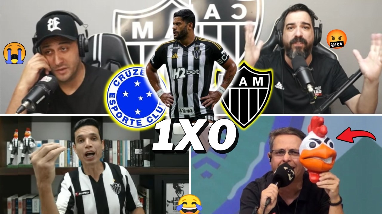 REAÇÕES DOS ATLETICANOS REVOLTADOS COM VICE PRO CABULOSO - CRUZEIRO 1X0 ATLÉTICO - MG - MINEIRÃO