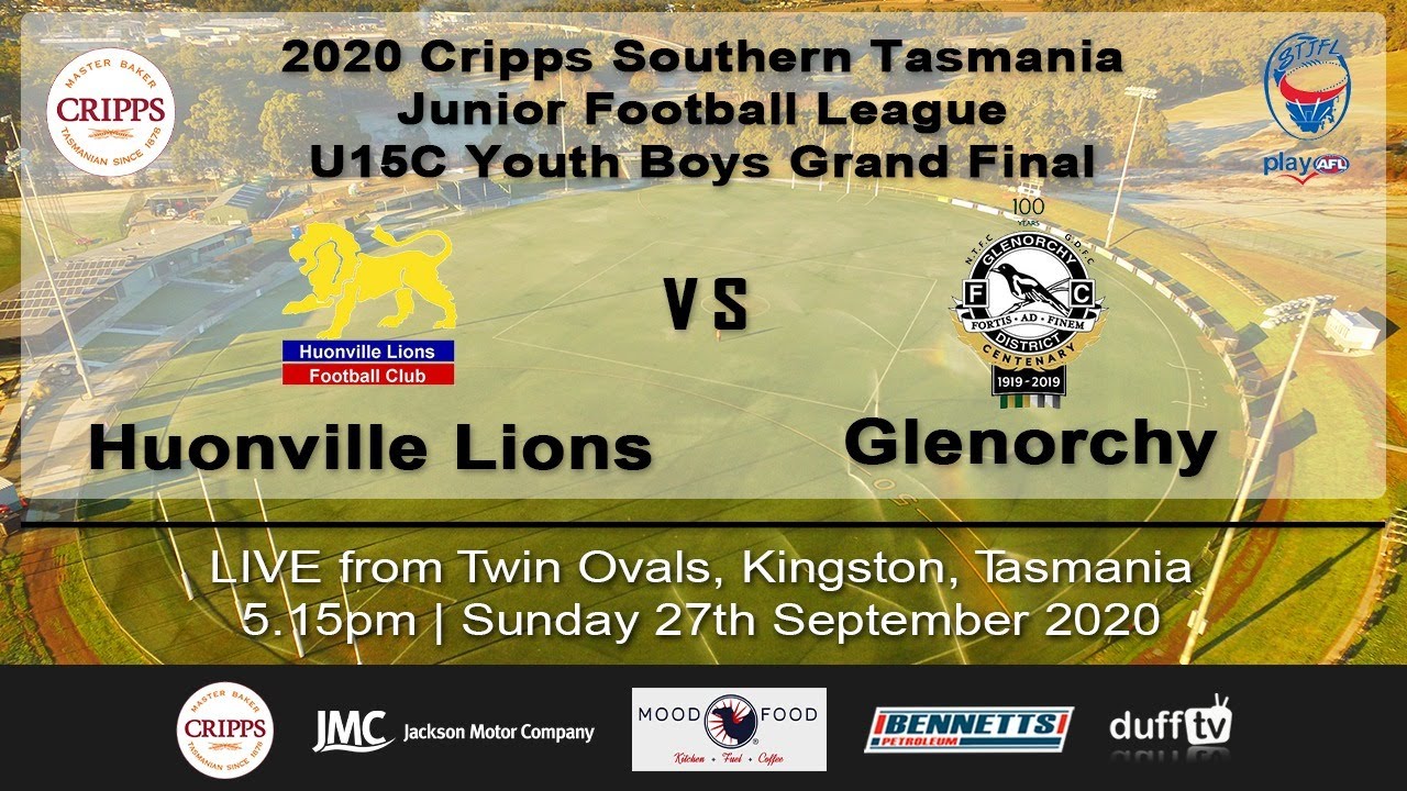 Huonville Lions v Glenorchy | STJFL Grand Final U15C Boys
