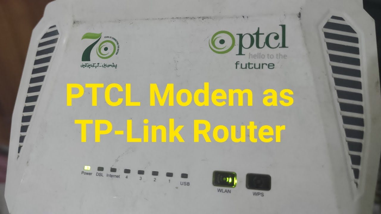 PTCL MODEM HG150-UB AS TP-LINK ROUTER IN URDU/HINDI