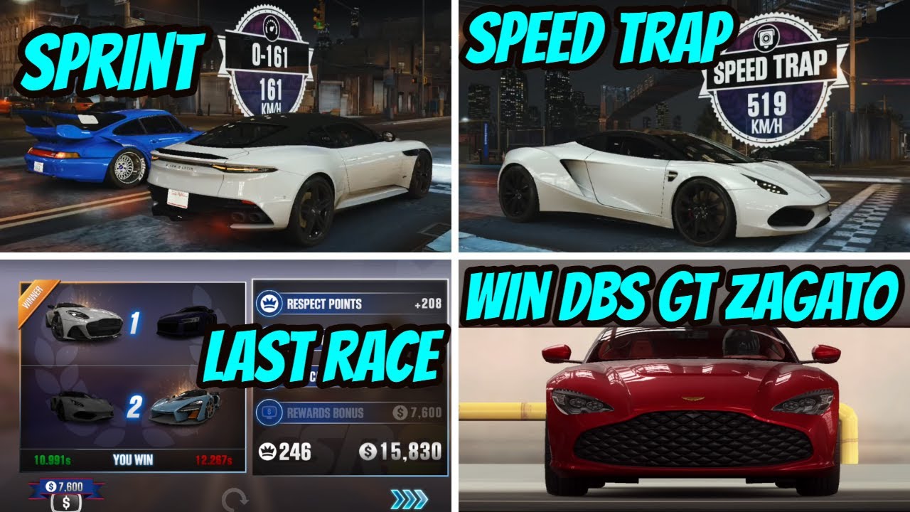 CSR 2 | Aston Martin Evo Cup | Times to Beat, Speed Trap, Sprint, Regular Races | Win DBS GT Zagato