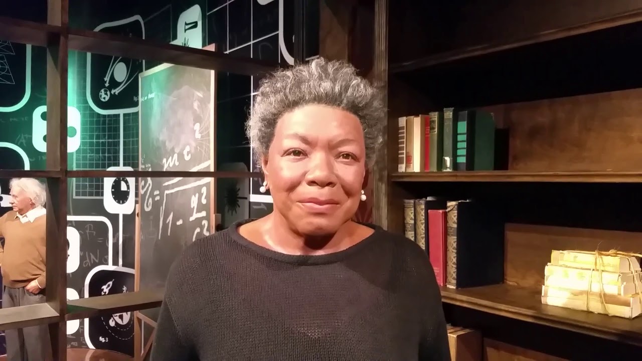Maya Angelou at Madame Tussauds