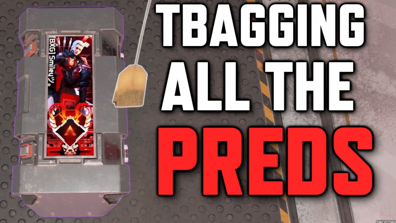 finally, i tbagged the whole lobby of predators in apex legends