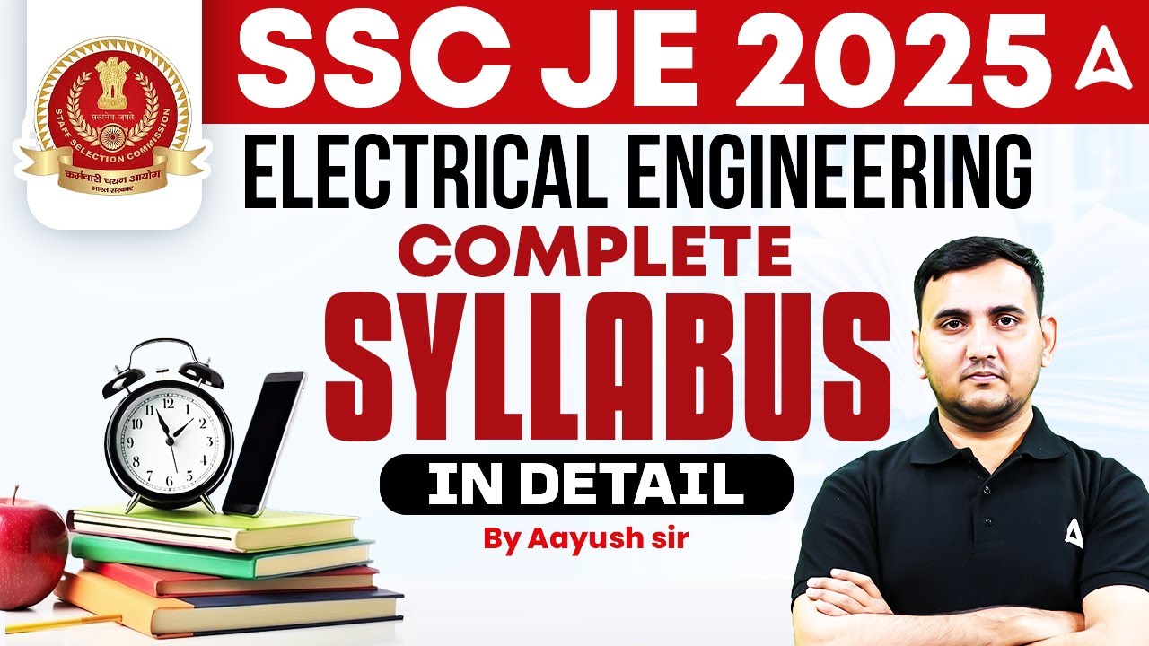 SSC JE Syllabus 2025 Electrical Engineering | SSC JE Electrical Preparation