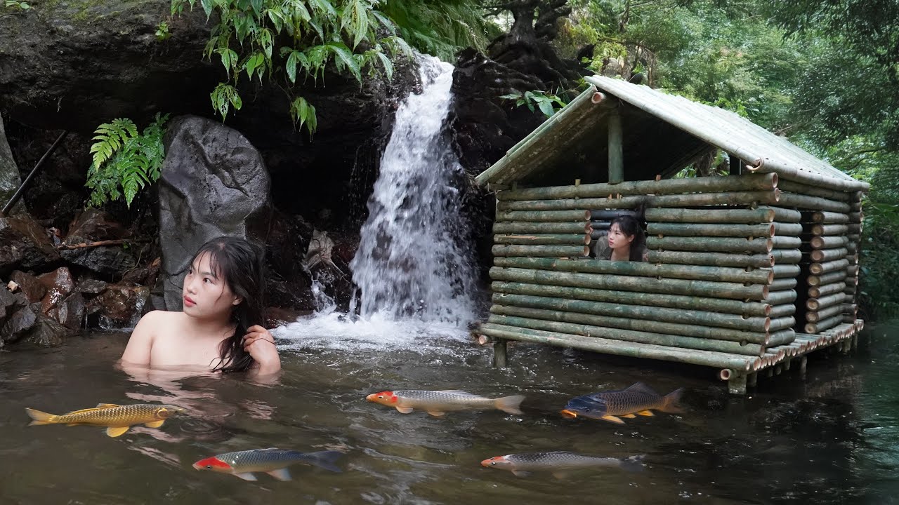 build bamboo shelters, bathe in streams, survive in the wild,linh t&acirc;n Building