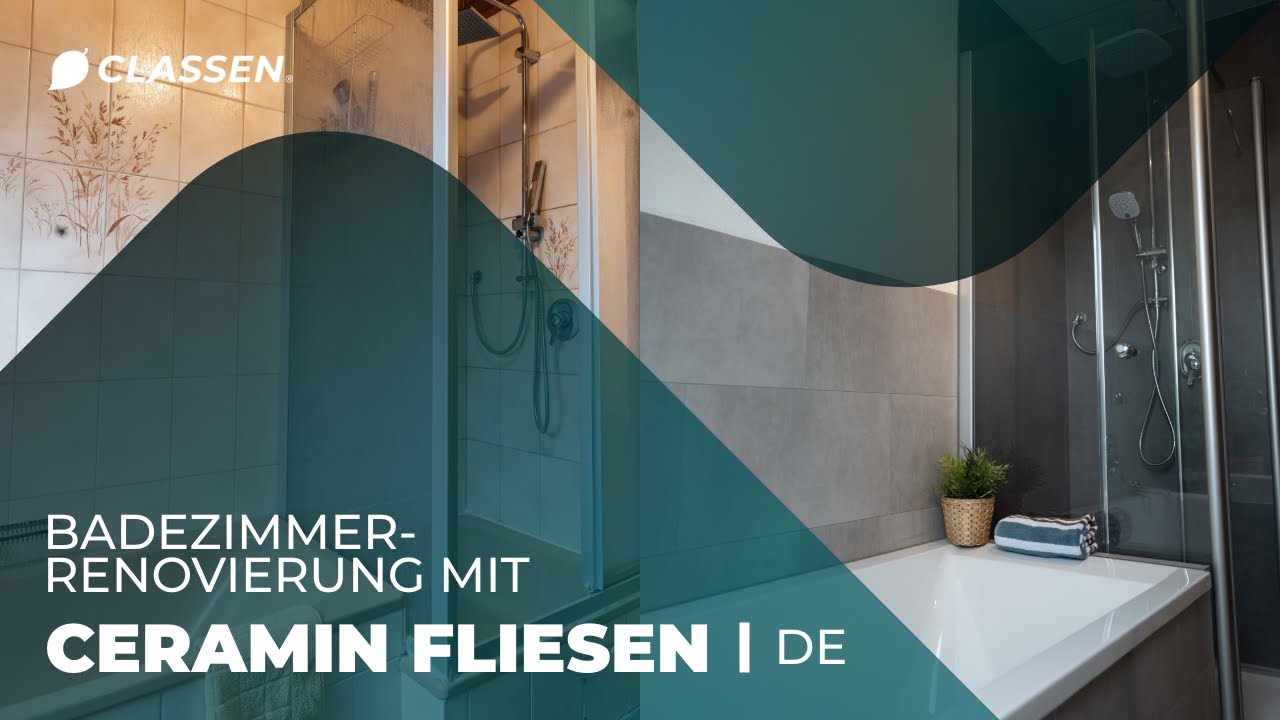 So geht's: Badezimmer Renovierung mit CERAMIN Fliesen