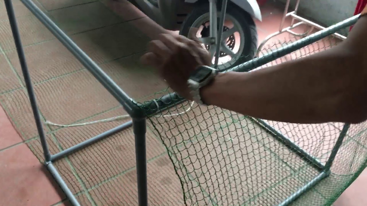 Hướng dẫn làm lồng gà từ ống nhựa ( Phần 3)