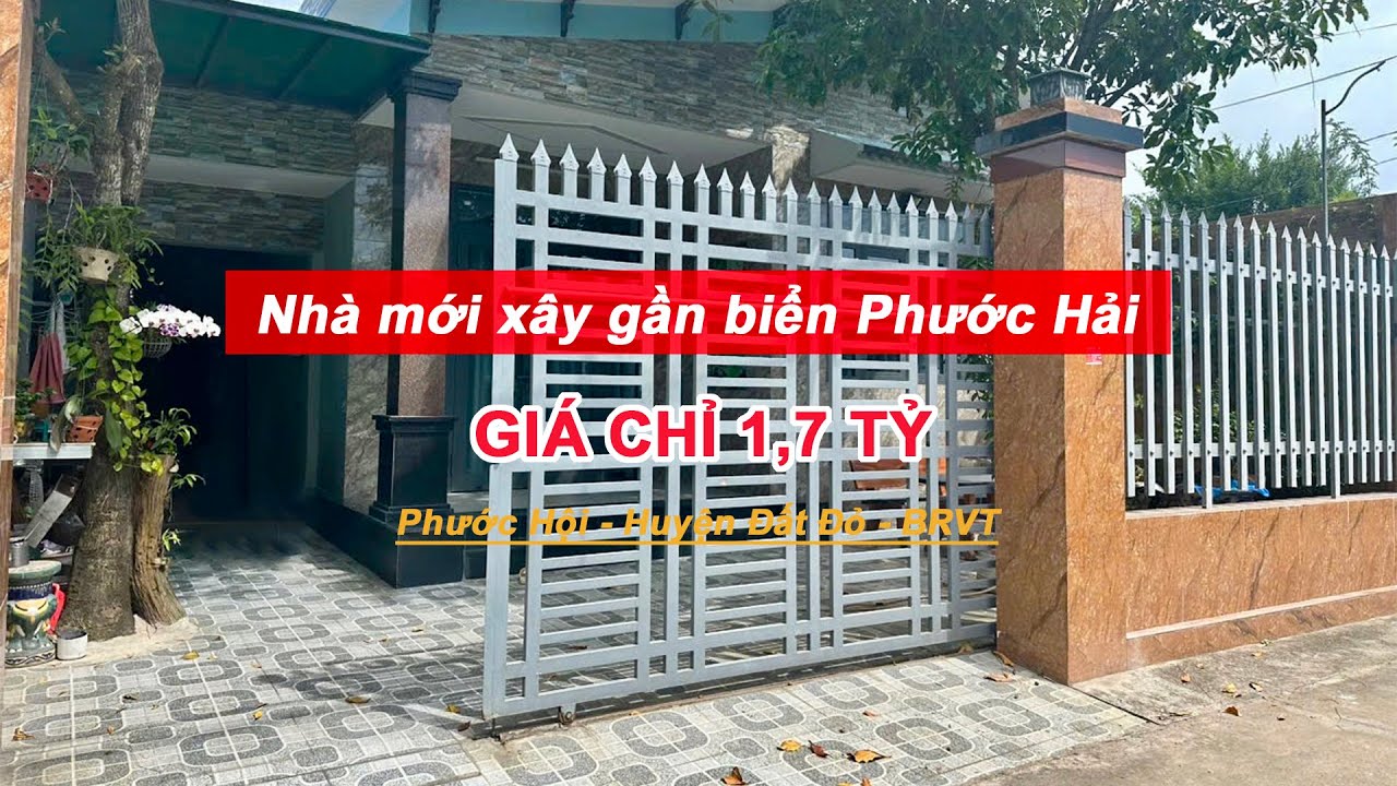 🔥NHÀ MỚI XÂY 200m2 Ở GẦN BIỂN PHƯỚC HẢI - chỉ 1,7 TỶ ĐỒNG🔥