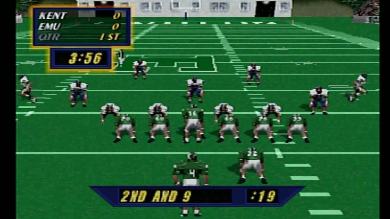 NCAA Football '98 (Режим симуляции сезона - Кент Стэйт 2-1 против Истерн Мичиган 3-0)