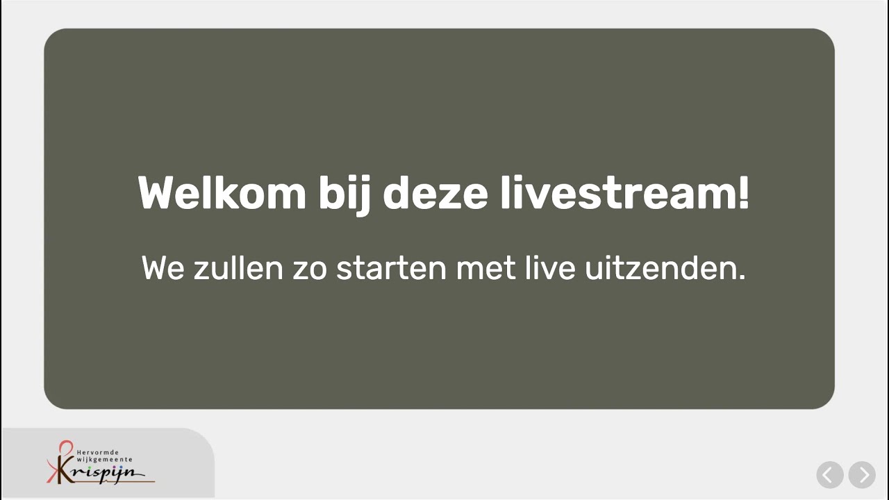 Lucas 22 : 39-53 | Hervormd Krispijn | 15 maart 2026