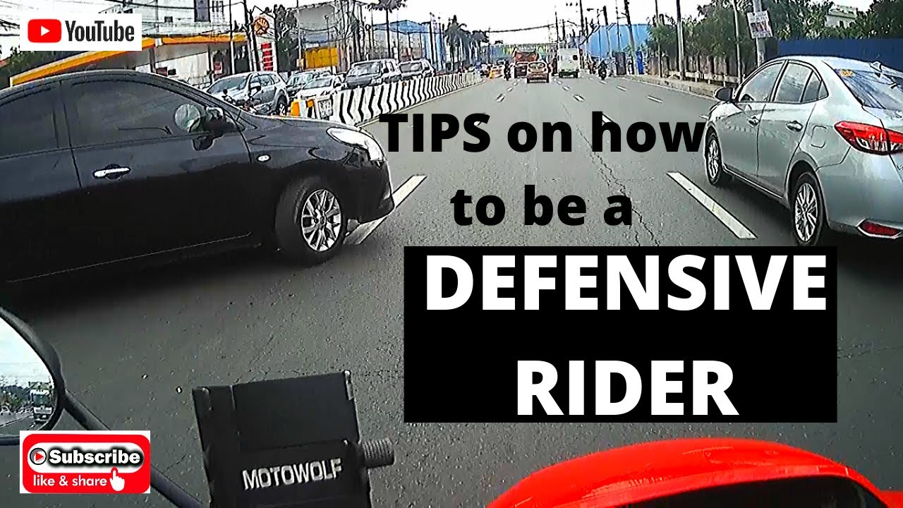 TIPS on how to be a defensive rider - Maging ligtas sa kalsada sakay ng motorsiklo