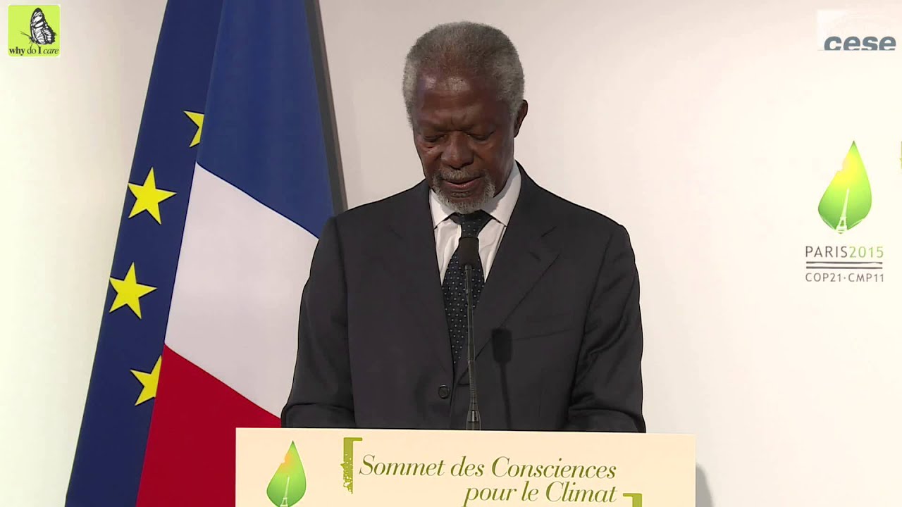 Allocution de M. Kofi Annan, Président de “The Elders”, ancien Secrétaire Général des Nations Unies