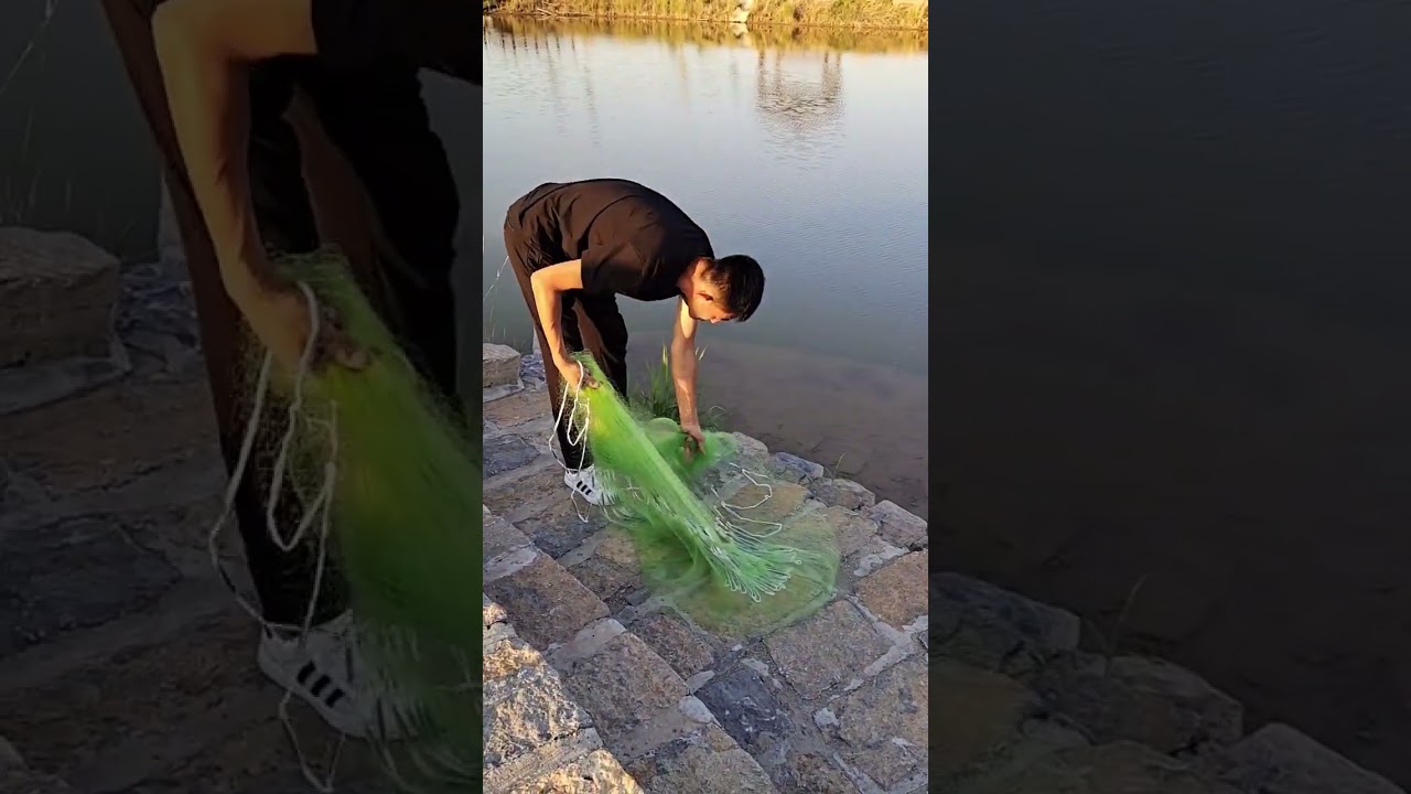 Fishing Net Video   Traditional Net Fishing Village in River With Beautiful Natural 21
