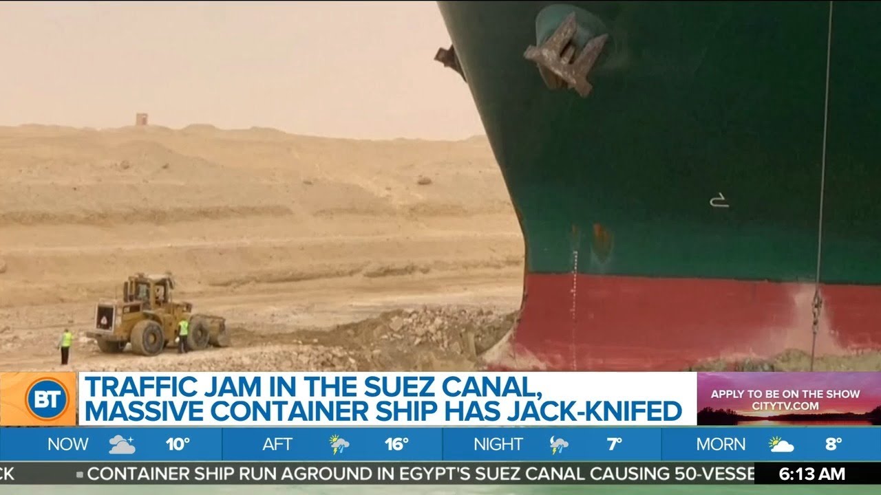 Business Report: Traffic jam on the Suez Canal, Air Canada update, GameStopped