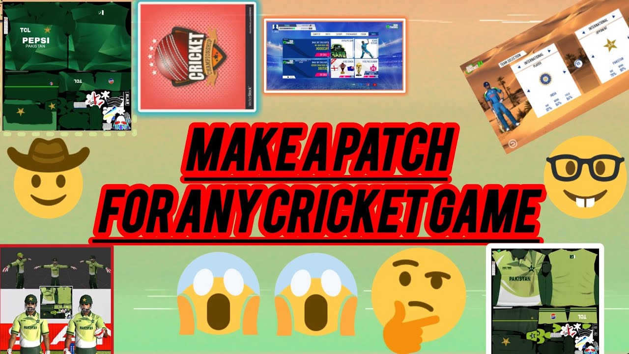 How to make a patch of any cricket game | you can make a moder | easy steps