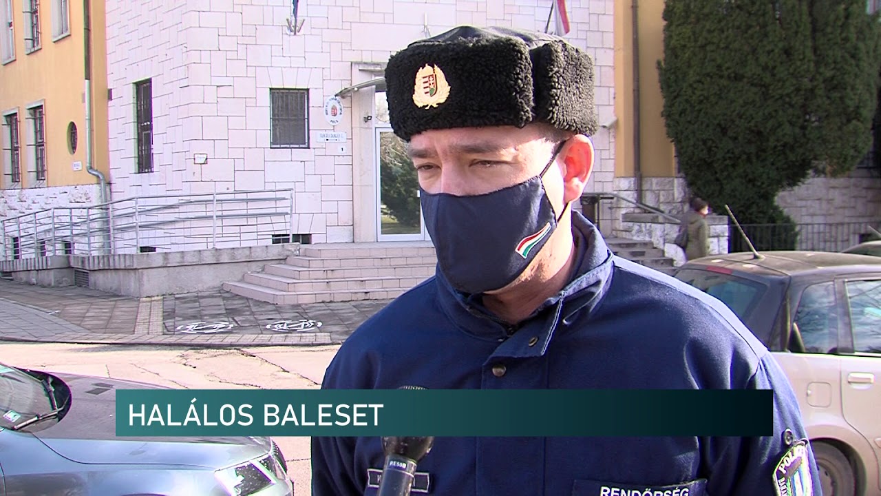 Halálos baleset Pécsen: rendőrségi vezető az áldozat - Híradó - 2021.01.15.