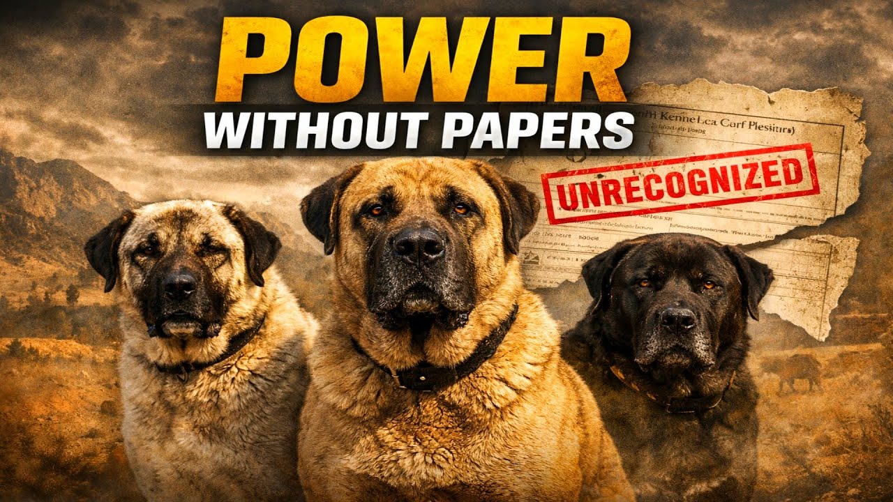 Power Without Papers Why Middle Eastern Guardian Dog Breeds Remain Unrecognized