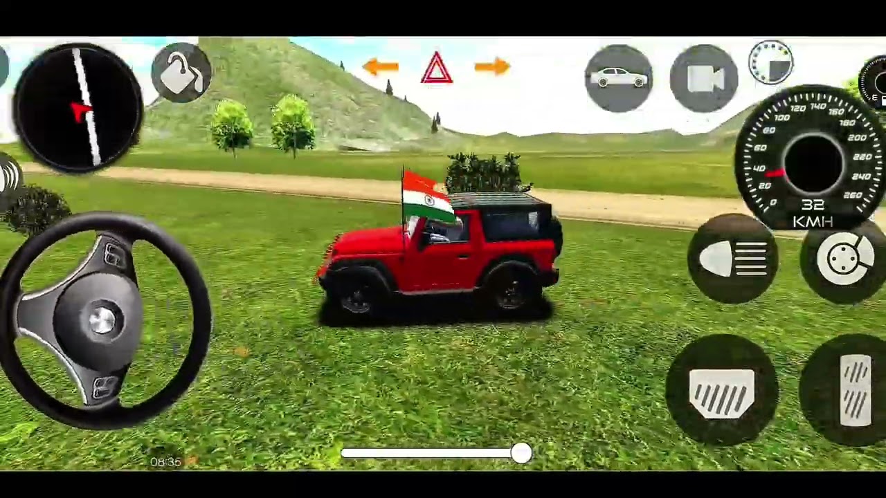 Modified Mahindra Thar Car Games : Indian Cars ( Gadi Wala Game ) - Car Game Android Gameplay 2025 