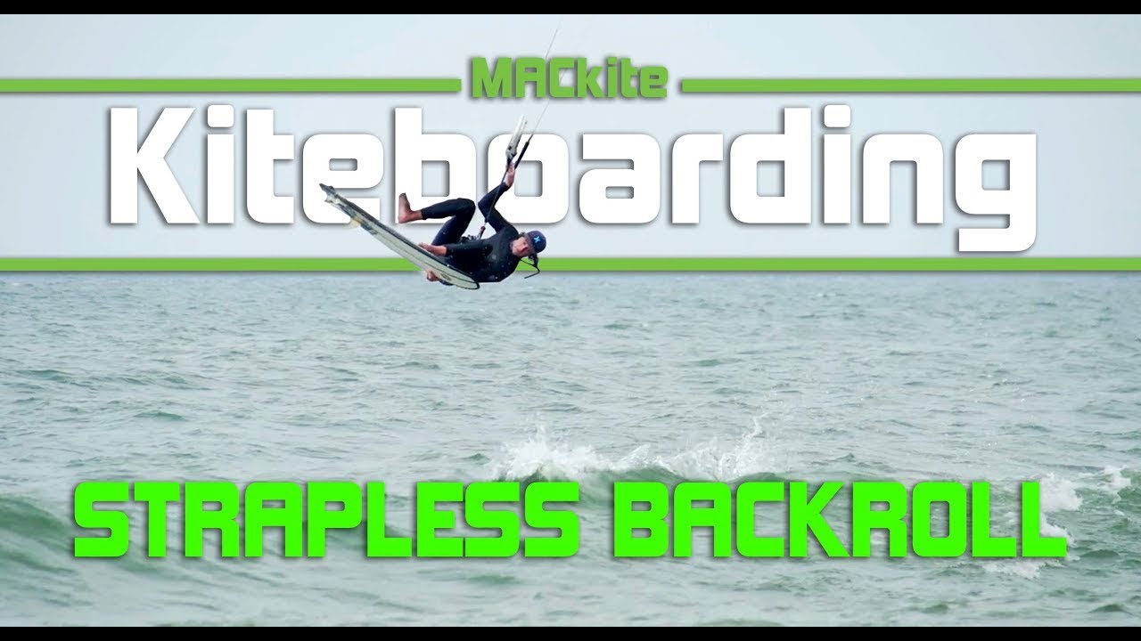 Kitesurfing Strapless Backroll with Marc Hoeksema