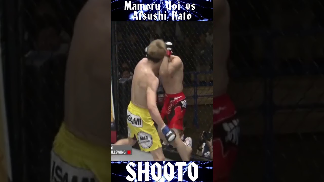 LEFT HOOK Shooto - Mamoru Uoi vs Atsushi Kato #shorts #mma #shooto