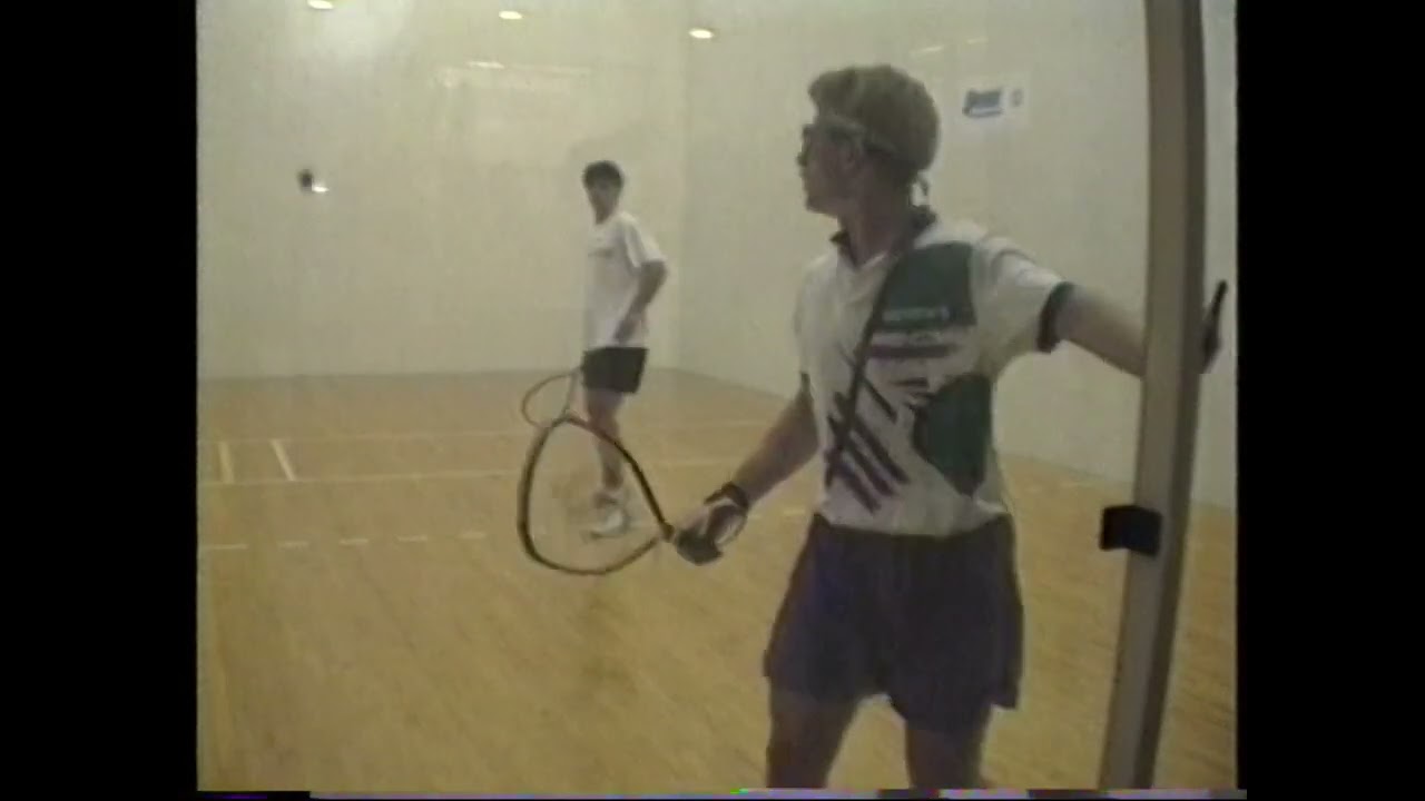 ERIC MUELLER  vs JEFF EVANS  AARA National Singles.  High Powered 90's Racquetball