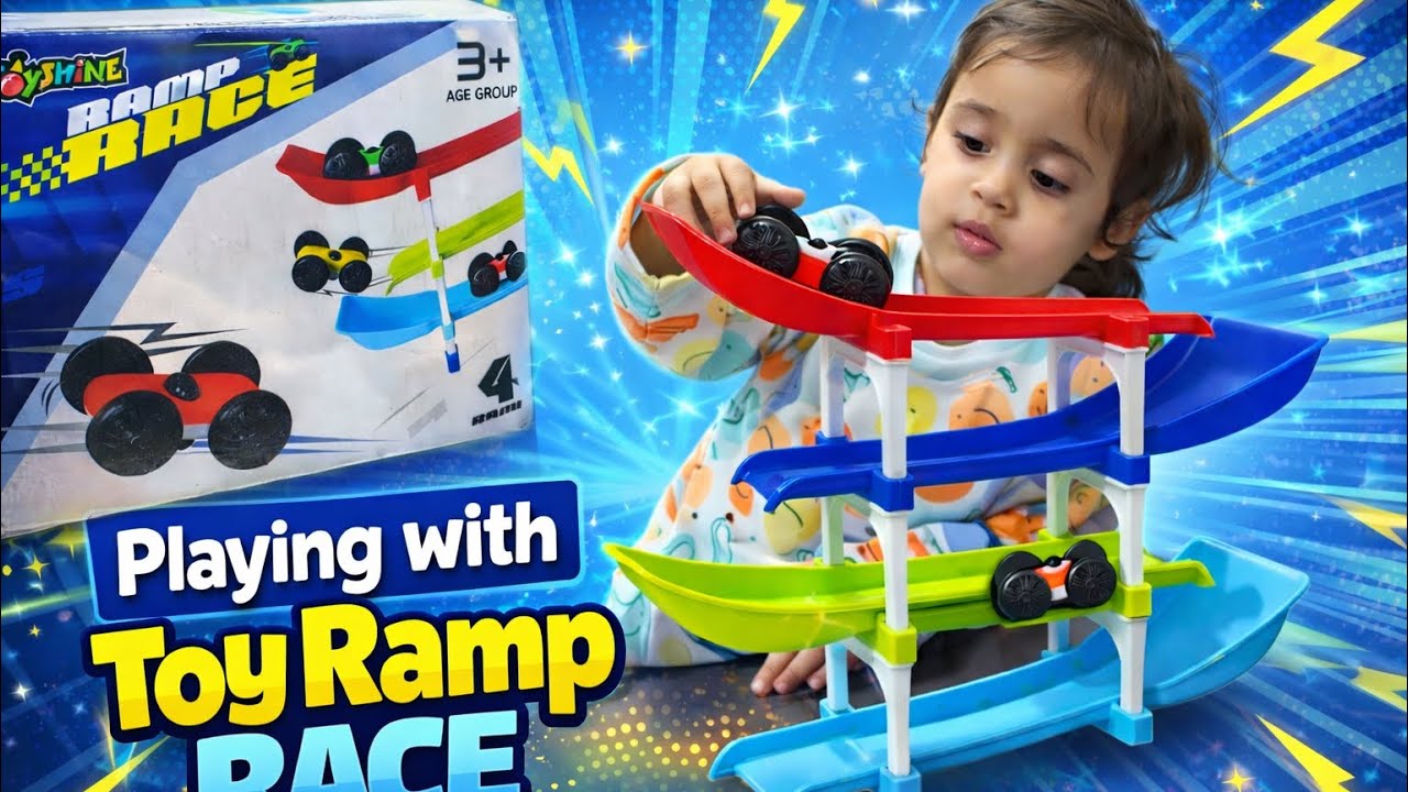 Varnika Ki Super Fast Toy Ramp Race 🚗💨 | Car Masti Time!