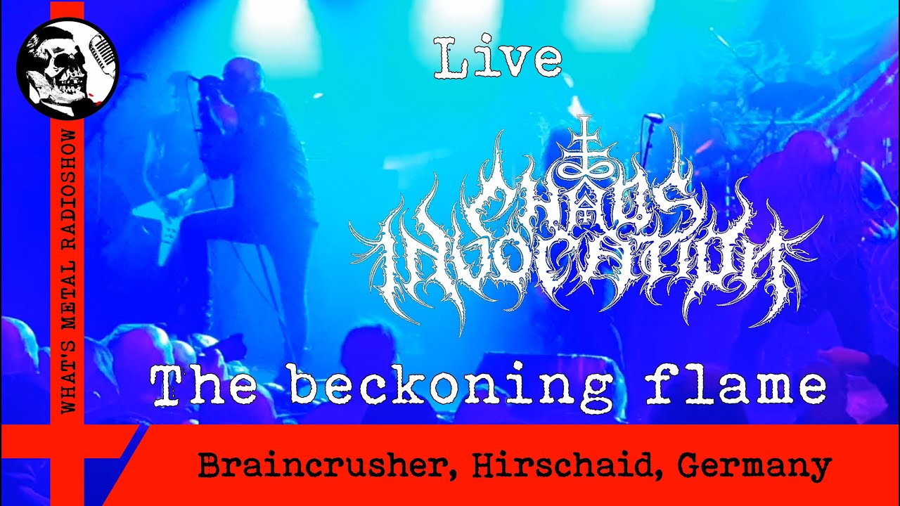 Live CHAOS INVOCATION (The beckoning flame) 2024 - Braincrusher, Hirschaid, Germany, 23 Mar