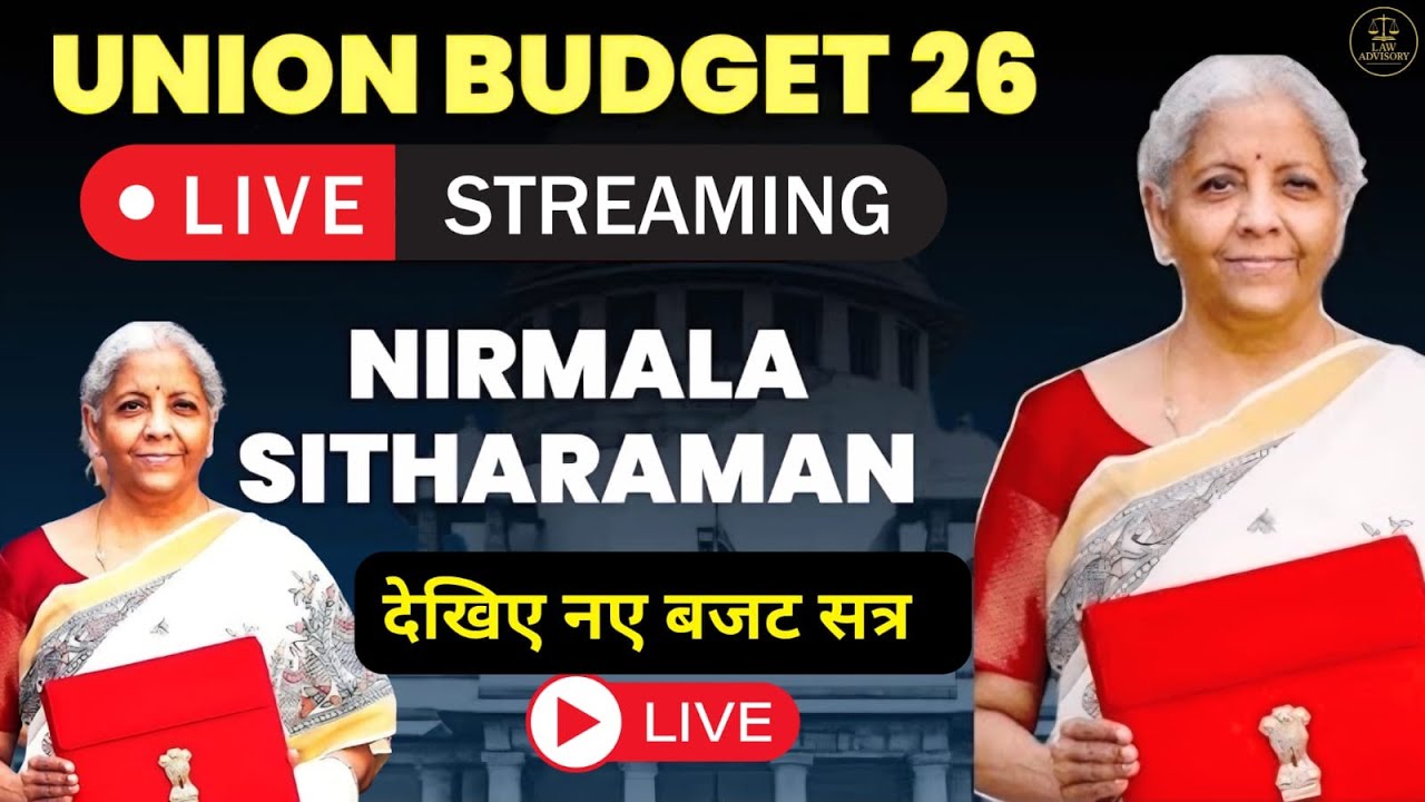 Budget 2026 Live: FM Nirmala Sitharaman Presents Union Budget 2026–27 | LIVE Updates