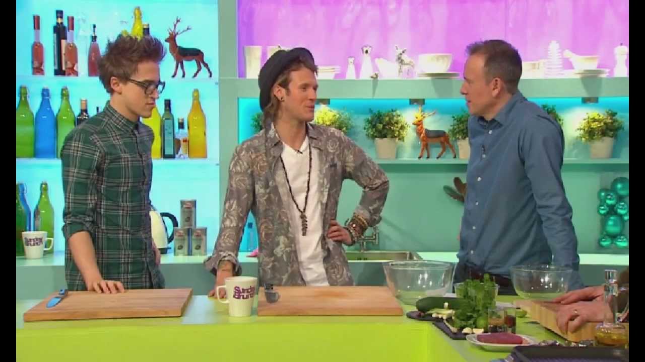 McFly - Tom and Dougie on Sunday Brunch (Edited - only McFly stuff kept) - 1st Dec 2013 PART 1
