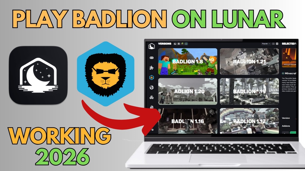 How To Play Badlion Client On Lunar Client 2026 🔥  | 100% Working Method