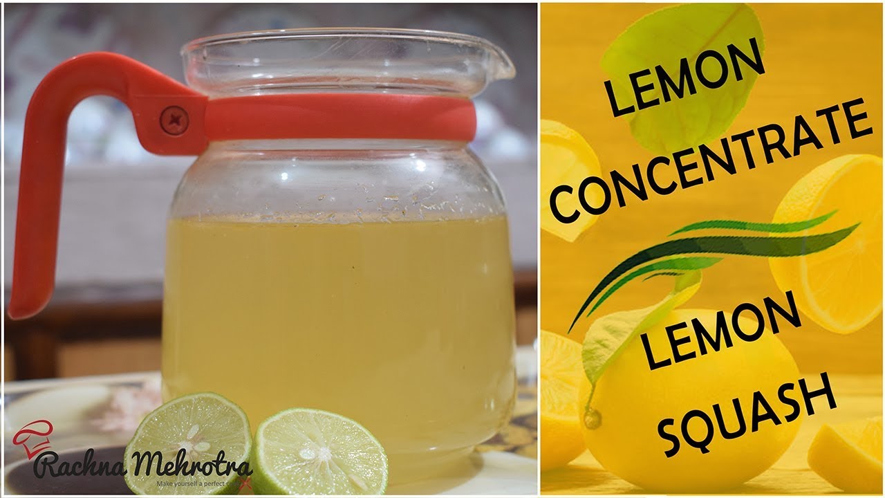 Easy Homemade Lemon Juice Concentrate - Lemon Juice Syrup Recipe