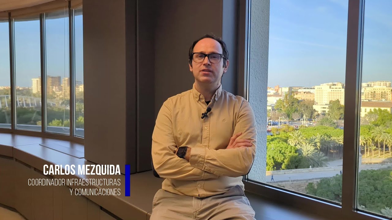 Carlos Mezquida, coordinador infraestructuras y comunicaciones, en Prosodie-Ibérica.