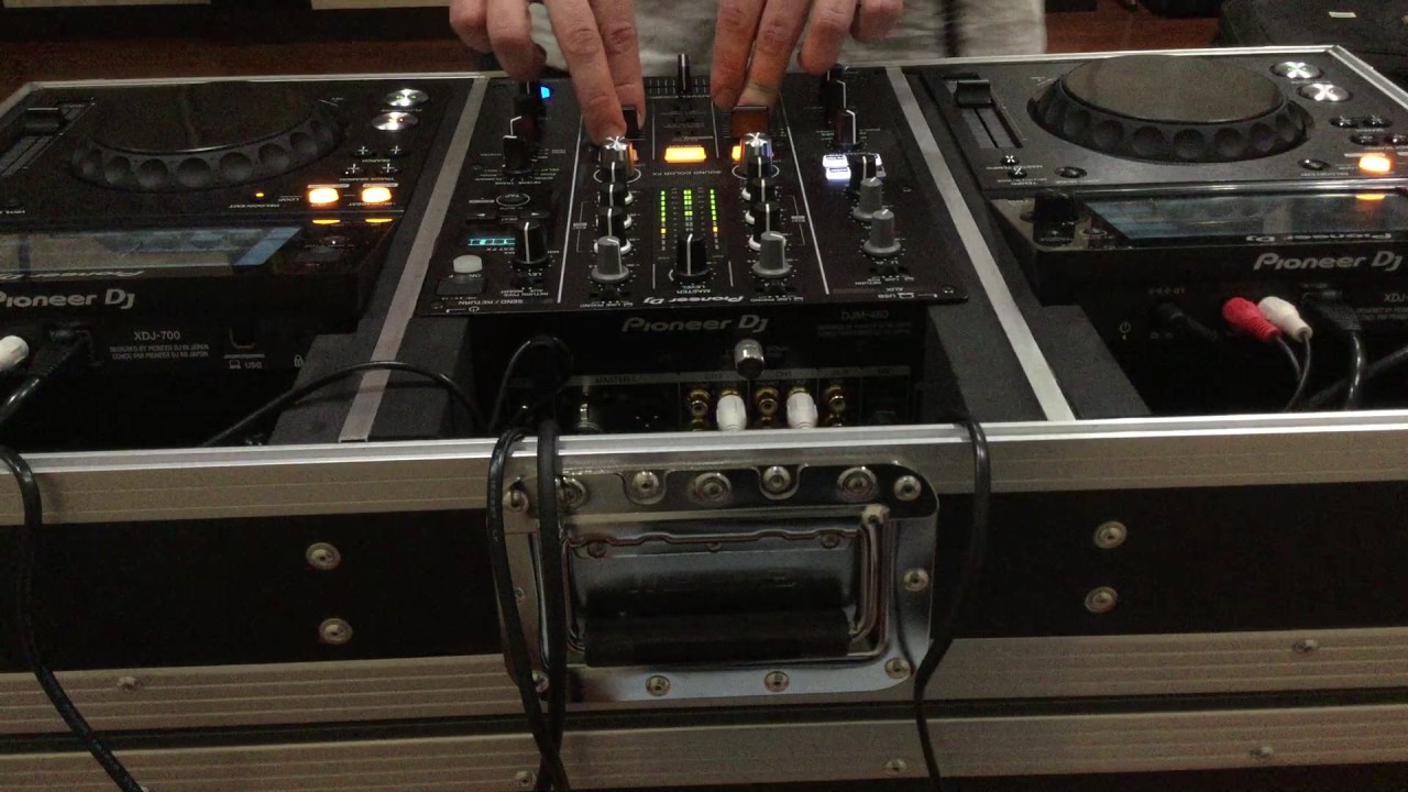 Pioneer XDJ-700 & DJM-450 первый запуск