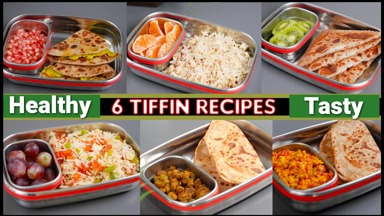 ६ झटपट और हेल्दी टिफ़िन बच्चों के लिए | 6 Tiffin Recipe by Kabita | Lunch box Recipes |Kabitaskitchen