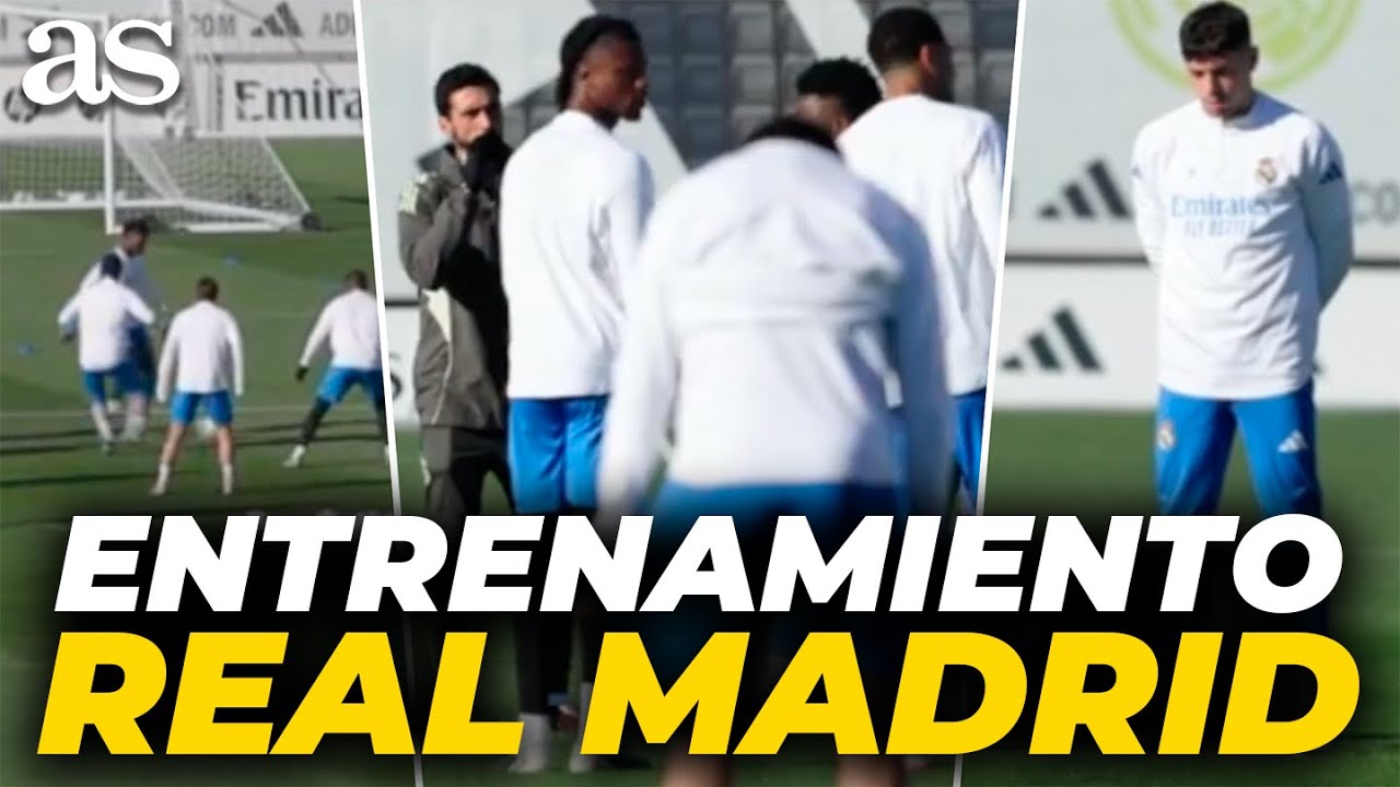 REAL MADRID, ENTRENAMIENTO COMPLETO HOY | Previa vs. AS MÓNACO de CHAMPIONS LEAGUE