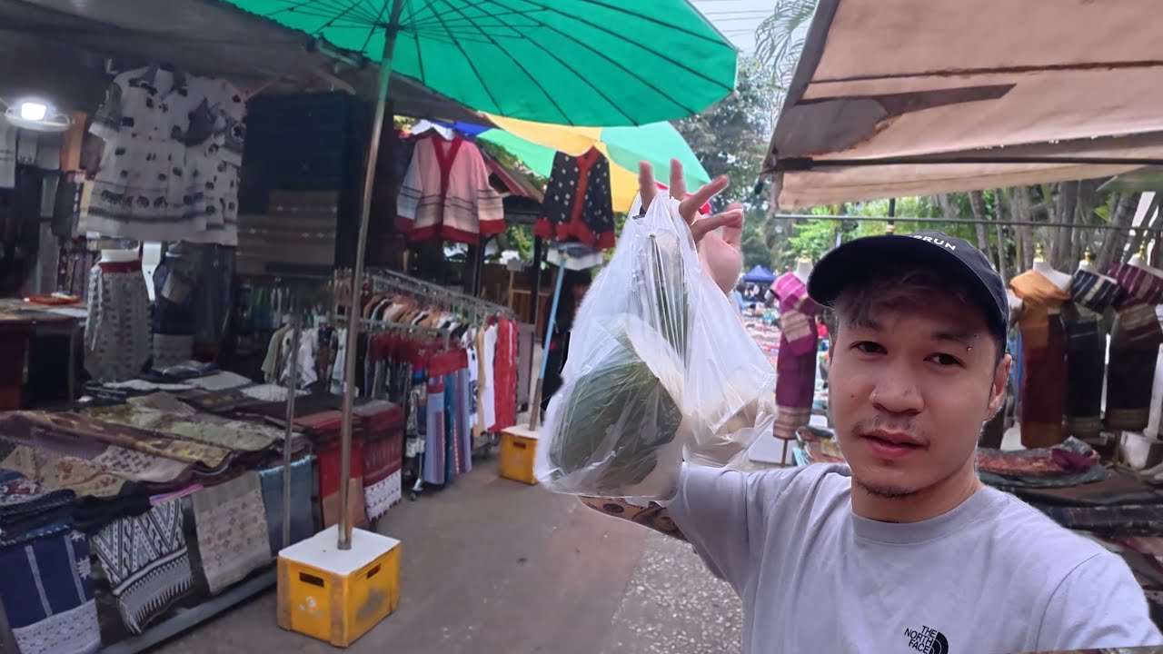 ตลาดเช้าที่หลวงพระบางคืกคักมาก! 