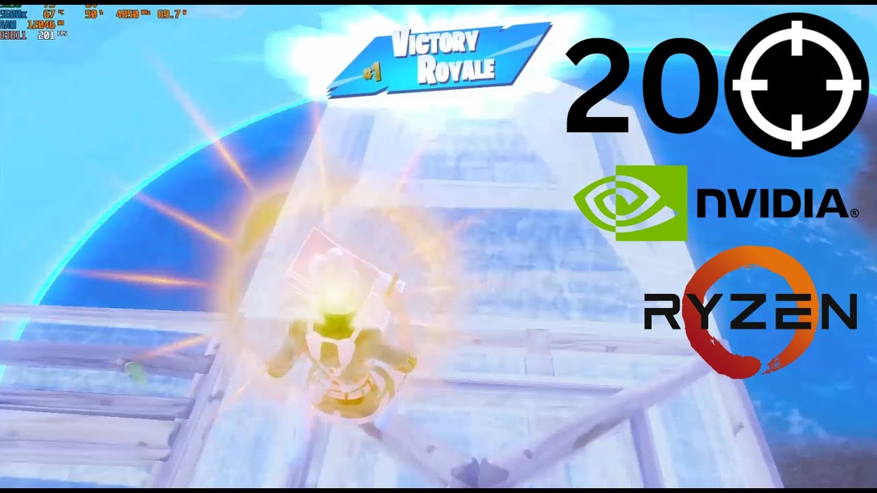 RTX 3050 Ryzen 5 5600x Fortnite Reload Performance Mode
