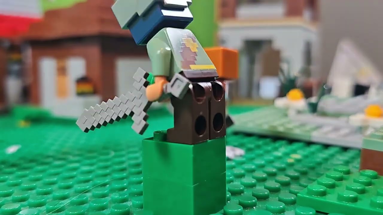 Manhunt fail #stopmotion #lego #minecraft #manhunt