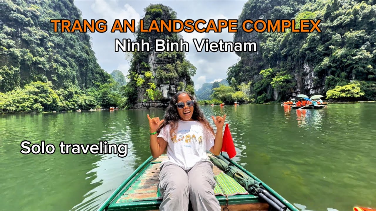 Solo Traveling Vietnam | Trang An landscape complex Ninh Binh Vietnam 🇻🇳 